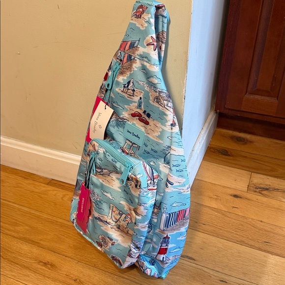 Vera Bradley Reactive Sling Backpack NWT in beach toile - Picture 5 of 10
